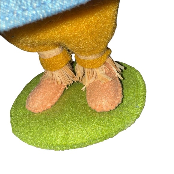 🌻 Annalee 2013 8” Scarecrow Girl Mouse – Fall Harvest Collectible Figurine - Picture 7 of 10